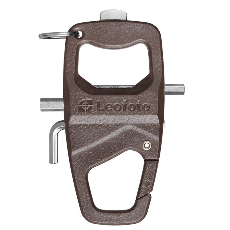 Leofoto MPL and MPL-2 Multi-Function Tool, Handy Survival Multi-Tool, Photographers Allen Wrench Kit, Carabiner for Tripod (MPL) - Image 1